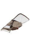 Vorschaubild 3 von Wickeltasche Unisex Weiß Braun Florales Muster Babytasche