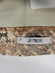 Vorschaubild 3 von Damen A-Linienrock 42/XL Beige Schlangenmuster Minirock Streetwear