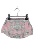 Vorschaubild 1 von Barockmuster Shorts Kinder Rosa Gr. 74 Baumwolle Klassisch