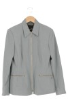 Vorschaubild 1 von Blazer Damen Grau Gr. 38/M Polyester Uni Klassisch Elegant Business