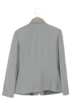 Vorschaubild 2 von Blazer Damen Grau Gr. 38/M Polyester Uni Klassisch Elegant Business