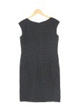 Vorschaubild 2 von Etuikleid Damen Gr. 40/L Schwarz Punkte Klassisch Elegant
