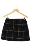 Vorschaubild 1 von Damen Minirock Gr. 38;M Schwarz Kariert Klassisch Preppy