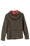 Vorschaubild 2 von Damen Outdoorjacke Casual Braun Gr. 34/XS Baumwolle Kapuze
