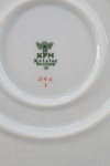 Vorschaubild 2 von Krister Porzellan Manufaktur Sammelgedeck Weiß Goldrand Porzellan Teller Schale 18 cm