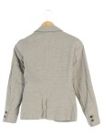 Vorschaubild 2 von Damen Blazer Grau Kariert 32;XS Baumwolle Klassisch