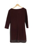 Vorschaubild 2 von FEMME Blusenkleid Damen Gr. 40/L Rot Elegant Strukturmuster