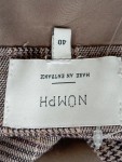 Vorschaubild 3 von Damen Faltenrock Gr. 40/L Braun Kariert Klassisch Elegant Midirock