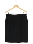 Vorschaubild 1 von Bleistiftrock Damen 44/XXL Schwarz Nadelstreifen Business Rock
