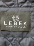 Vorschaubild 3 von LEBEK Damen Steppjacke Gr. 38/M Blau Klassisch Elegant Reißverschluss