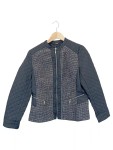 Vorschaubild 1 von LEBEK Damen Steppjacke Gr. 38/M Blau Klassisch Elegant Reißverschluss