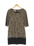 Vorschaubild 1 von FEMME Abendkleid Damen 38/M Mehrfarbig Spitze Elegant Vintage