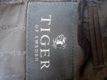 Vorschaubild 3 von Herren Sakko Anzugjacke Gr. 48 Schwarz Gestreift Business