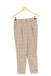 Vorschaubild 1 von Damen Stoffhose W30/38/M Beige Kariert Business Elegant