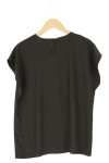 Vorschaubild 2 von Damen Bluse Gr. 42 XL Schwarz Elegant Business Stickerei