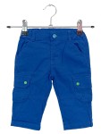 Vorschaubild 1 von Kinder Cargohose Gr. 68 Blau Uni Baumwolle Freizeit L20