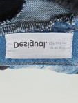 Vorschaubild 2 von Kinder Jogginghose Gr. 152 Schwarz Denim-Einsätze Streifen Casual