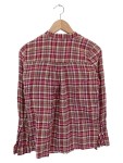 Vorschaubild 2 von Damen Hemdbluse Gr. 32/XS Rot Kariert Vintage Casual Bohemian Baumwolle