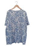 Vorschaubild 2 von Damen Bluse Gr. 52/6XL Blau Floral Casual
