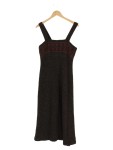Vorschaubild 1 von Damen Abendkleid Gr. 36/S Braun Vintage Elegant Bohemian