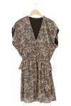 Vorschaubild 1 von Damen Freizeitkleid Gr. 38/M Blumenmuster Mehrfarbig Midikleid