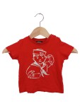 Vorschaubild 1 von Kinder T-Shirt Rot Gr. 80/12M Casual Streetwear Logo-Print