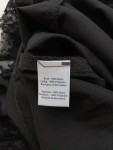 Vorschaubild 4 von Damen Etuikleid Gr. 32/XXS Schwarz Elegant Spitze Punkte Midikleid