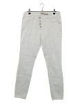 Vorschaubild 1 von Damen Jeans Regular Fit Gr. 40 L Weiß High Waist Casual