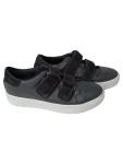 Vorschaubild 1 von Damen Slipper Gr. 37 Schwarz Casual Klettverschluss Komfortabel