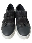 Vorschaubild 2 von Damen Slipper Gr. 37 Schwarz Casual Klettverschluss Komfortabel