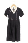 Vorschaubild 1 von Kinder Sommerkleid Gr. 128 Blau Leinen Klassisch Stickerei