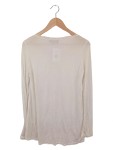 Vorschaubild 2 von Damen Langarmshirt Gr. 38/S Weiß Spitze Casual