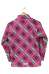 Vorschaubild 2 von Outdoorjacke Kinder 152 Pink Kariert Polyester Langarm