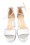 Vorschaubild 2 von Damen Plateausandalen Gr. 38 Silber Elegant Luxuriös High Heels