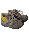 Vorschaubild 1 von Lauflernschuhe Gr. 21 Leder grau gelb Schnürschuhe Kinder