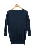 Vorschaubild 2 von Damen Strickkleid XS 34 Blau Klassisch Elegant