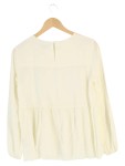 Vorschaubild 2 von Damen Bluse Gr. 36/S Weiß Modal Elegant Langarm