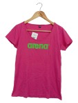 Vorschaubild 1 von Damen T-Shirt Rosa Gr. 38/M Sportlich Casual Logo-Print Baumwolle