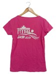 Vorschaubild 2 von Damen T-Shirt Rosa Gr. 38/M Sportlich Casual Logo-Print Baumwolle