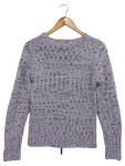 Vorschaubild 2 von Pullover Damen Gr. 36/S Lila Meliert Casual Strick Langarm