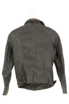 Vorschaubild 2 von Damen Lederjacke Gr. 34/XS Grau Vintage Bikerjacke