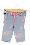 Vorschaubild 1 von Kinder Jeans Shorts Gr. 62 Blau Casual Grafisch Tiermotive