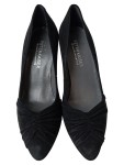 Vorschaubild 2 von Pumps Damen Gr. 37 Schwarz Elegant Wildleder High Heels