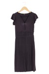 Vorschaubild 1 von Etuikleid Damen Gr. 36/S Lila Rippstrick Business Kleid