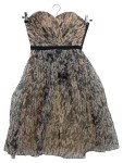 Vorschaubild 1 von Damen festliches Kleid Gr. 32/XXS Mehrfarbig Vintage Elegant 77cm