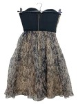 Vorschaubild 2 von Damen festliches Kleid Gr. 32/XXS Mehrfarbig Vintage Elegant 77cm