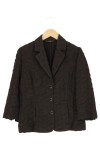 Vorschaubild 1 von Damen Blazer 40/L Schwarz Elegant Klassisch Strukturmuster