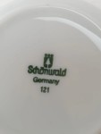Vorschaubild 3 von Kaffeetassen Set 4x Weiß Porzellan Gestreift Klassisch Elegant