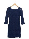 Vorschaubild 1 von Damen Spitzenkleid Gr. 32/XXS Blau Elegant