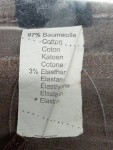 Vorschaubild 5 von Damen Stoffhose Gr. W31 / 40 / L Grau Klassisch Reißverschluss